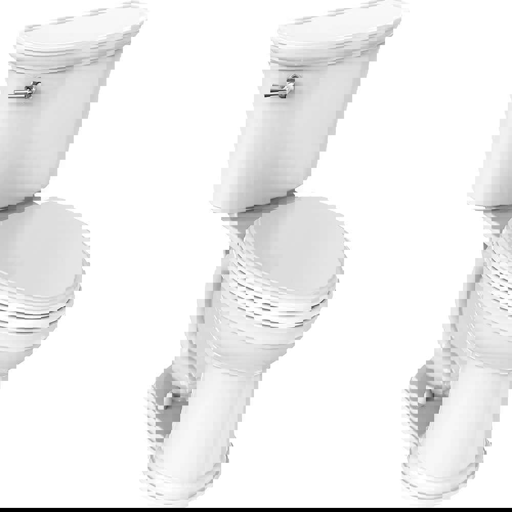 Heritage. VorMax. Two-Piece 1.28 gpf/4.8 Lpf Chair Height Elongated Toilet Less Seat